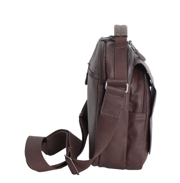 Τσαντάκι χιαστί DISCOVERY Heritage D03350 Καφέ